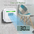 Miniatyrbild 3 av 5: Kolmonoxiddetektorer, Bärbar CO-larmdetektor med LCD Digital Display för Resor
