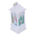 Miniatyrbillede 2 af 2: Juletema Dekorativ Lanterne Bedårende Natlampe Udsøgt Desktop LED-lys til Hjem Soveværelse (Stor Bronze Snemand Uden Batteri)