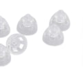 Miniatyrbilde 4 av 5: 10 stk. Lydforsterker Åpne Kupler Enkelt Lag Vaskbare Gjenbrukbare Silikon Erstatnings Øreplugger Tupper Kupler L 10mm / 0.39in