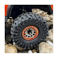 Miniatyrbild 3 av 5: 4 st Metallmutter Hjulfälghatt för 1/10 RC Crawlerbil Trx4 Trx6 D90 D110 Axial Scx10 Uppgradering