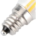 Pikkukuva 3 / 5: 10 kpl E12 LED-lamppu, 1,5 W AC110V pitkä filamentti pieni kynttiläkruunulamppu, himmennettävä kattokruunulamppu kodin valaistukseen