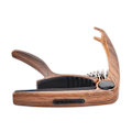 Miniatyrbillede 2 af 4: Guitar Capo Plekter Sæt Legering Træåre Glansfuld Universal Capo med Plektertaske til Performance