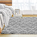 Miniatyrbild 4 av 5: Tflycq Geometric Sovrumsmattor - 5 X 8 fot Shaggy Area Matta Mordern Inomhus För Vardagsrum Flickor Pojkar Barnrum Sovsal Barnrum Hemma Semesterinredning Golv