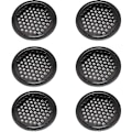Miniatyrbillede 1 af 5: 6 Stk. Ventilationsrist i Rustfrit Stål, Skabsventilationsrist - 60 mm Rund Ventilationsrist Kan Bruges i Garage, Badeværelse, Soveværelse