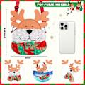 Miniatyrbild 2 av 5: Pop Plånbok Fidget Leksak Axelväska för Flicka, Silikon Pop Crossbody Fidget Väska Julklappsfavoriter, Regnbågsbubbla Ångestlindring Pop Sensorisk Handväska
