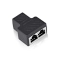 Miniatyrbilde 2 av 5: 2 Port RJ45 Splitter Adapter LAN Nettverk Ethernet Kabel Plugg 1X
