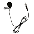 Miniatyrbillede 4 af 5: 3,5 mm Lavalier Revers Nål Clip-On Mikrofon Mic Til Sennheiser Sort