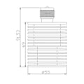 Miniatyrbillede 2 af 5: RF Koaksial Dummy Load 50W U Stil UHF PL259 M Hanstik Konnektor 50 Ohm DC-500MHz Dummy Load