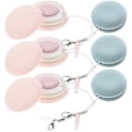 Miniatyrbilde 1 av 3: 6 stk. Elektroniske våtservietter Brillerensekluter Macaron Formet Pusseklut For Rengjøring av Linser TY