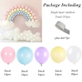 Miniatyrbillede 2 af 5: Regnbue Hvid Sky Macaron Farve Ballon Bryllup Fødselsdagsfest Baby