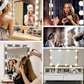 Pikkukuva 4 / 5: Peilivalo, 10 LED-valoa 3 värissä (peili ei sisälly) Y