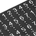 Miniatyrbillede 2 af 4: Elektronisk Klaver Keyboard Klistermærke 49/54/61 Tangenter Transparent Musik Mærkat Noder til Begyndere
