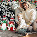 Pikkukuva 5 / 5: Christmas Gunk Pehmolelu Kääpiö pehmonukke 30 cm punainen vihreä