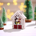 Miniatyrbild 4 av 5: Julnedräkning Skrivbordskalender Trä adventskalendernummer Datumblock Datumkalenderblock till byrå Farmhouse Holiday Red