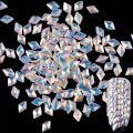 Miniatyrbilde 3 av 5: Neglekunst Rombe Paljetter Havfrue 3d Glitrende Klistremerker Fargerike Manikyr Tips 12 Esker