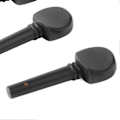 Miniatyrbillede 4 af 4: 4 stk. Violin Stemmeskruer Bærbare Fint Udseende Træ Violin Skrue Udskiftning Sort M00590