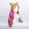 Miniatyrbild 5 av 5: Snabb leverans League Of Legends Lol Kaffe Älskling Gwen Cos Peruk Tiger Med Öron Halloween Scen Kostym Cosplay Anime Kostym Rekvisita
