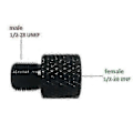Miniatyrbilde 1 av 2: Gjengeadapter for løpsende Hunn 1/2-20 UNF til Hann 1/2-28 UNEF 0018 2025