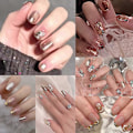 Miniatyrbild 4 av 5: 6 Lådor Roséguld Krom Nagelpulver, Metalliskt Nagelkonst Pigmentpulver Set, Glänsande Nagelglitterpulver med Magisk Spegeleffekt för Nagelkonst Design Dekor