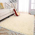 Miniatyrbild 2 av 4: Knfe Soft Fluffy Area Mattor För Sovrum Barnrum Plysch Shaggy Nursery Matta Furry Throw Mattor För Pojkar Gi-4 * 5,2 fot-beige