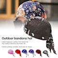 Miniatyrbild 2 av 5: Multi Color Hip Hop bomull Cashew Print Pirate Bandana Beanie Streetwear Bästa julklappen Red