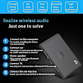 Miniatyrbillede 4 af 5: Bluetooth Transmitter Receiver Trådløs Lydadapter til TV Bil Bluetooth Lydmodtager Transmitter