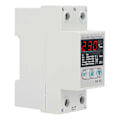 Miniatyrbild 4 av 5: Spänningsskydd, Justerbart Överspännings- och Underspänningsskydd, LED-Display Spänningsstabilisator Överspänningsskydd Strömstabilisator Voltmeter Svp91