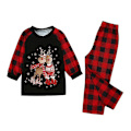 Miniatyrbild 1 av 2: Jul Familj Matchande Älg Print Pyjamas Hem Kläder Jul Pyjamas Set Kid 3XL