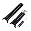 Miniatyrbilde 3 av 5: Gummiklokkereimer for Suunto T1 T1c T3 T3c T3d T4c T4d Svart