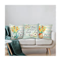 Miniatyrbilde 2 av 5: Vårputetrekk 18x18 4, Vårdekorasjoner Blomster Gårdshus Pynteputetrekk, Hjem Sofa D