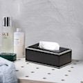 Miniatyrbild 3 av 4: PU Läder Ansiktsservettboxhållare Standardstorlek Servettboxskydd