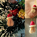 Pikkukuva 2 / 2: Joulukuusi riippuva hartsikoristelu keula joulupukin hattu Xmas Party hauska riipus koriste style 2