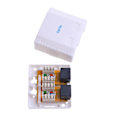 Miniatyrbilde 2 av 4: Cat5e Rj45 Keystone Jacks Modul Kobling Ethernet For Veggplate Patch Panel