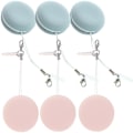 Miniatyrbillede 2 af 3: 6 stk. Elektroniske Servietter Briller Renseklude Macaron Form Viskestykke Til Rengøring af Linser TY
