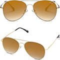 Pikkukuva 2 / 5: Ubiuo Klassiset Aviator-aurinkolasit naisille ja miehille, vintage retro metallikehykset Sj1030