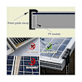 Miniatyrbillede 5 af 5: 16 stk. 35 mm solpanel vanddrænclips, PV-modulclips dræner fotovoltaisk panel vand DNH