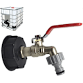 Miniatyrbild 1 av 5: IBC Kulventil Utlopp IBC Adapter IBC Utloppskran IBC Vattenkran IBC Tank A