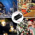 Miniatyrbillede 5 af 5: 4.5V 1A Stik LED Strømforsyning LED Transformer Stik Adapter IP44 Vandtæt LED Lys Strip Adapter til Jul EU STIK Edition d