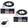 Pikkukuva 1 / 5: Klassiset Nes-ohjaimet Nes 8 Bit -viihdejärjestelmän konsoliohjaimeen (2 kpl)