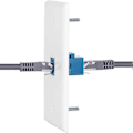 Miniatyrbilde 3 av 5: 5 Pakker Cat6 Ethernet Veggkontakt 1 Port RJ45 Nettverk Hunn til Hunn Veggkoblingskontakt