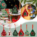 Miniatyrbild 2 av 5: Julburkar Julkaka presentask Plåtlåda Husform Metallplåt Skapa en julstämning för godismellanmål Red