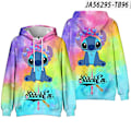 Pikkukuva 1 / 3: Lapset Pojat Tytöt Lilo & Stitch -huppari pitkähihainen huppari Topit Lahjat style 10 110