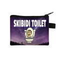 Miniatyrbild 4 av 5: Skibidi Toalett Myntpåse Barn Anime Spelväska Pojke Tjejväska Bärbar förvaringsväska Söt plånbok Dam Sminkväskor Present Skibidi toilet-5