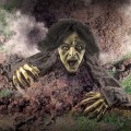 Pikkukuva 2 / 5: Groundbreaker Zombie-patsas Halloween-koristeet ulkona| Zombie-puutarhakoristeet ja Halloween -sisustus| Zombie-luuranko | Spooky Props For Hallow Goblin