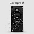 Miniatyrbillede 4 af 5: 12-24V Lænsepumpe Kontakt Alarm Vandtæt Skibs Dæk Kontrolpanel til Båd Lænsepumper On/Off/on Sw
