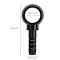 Miniatyrbillede 3 af 5: Banjo Fittings 8mm Barb Til 14.5mm Hul Banjo Slangeadapter til M14 X 1.5 Banjo Bolt Sort