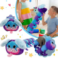 Pikkukuva 4 / 5: 2023 Uusi 23,6 tuuman Pj Mopsi Pilari Huggy Caterpillar Pehmo Nukkefiguuri Hyvä lahja lapsille 80cm