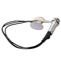 Miniatyrbilde 4 av 5: 5x Piezo Kontaktmikrofon 3 Transduser Pickups Med End Pin Jack For Kalimba