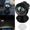 Miniatyrbillede 2 af 3: Automobil Køretøj Inclinometer Hældningsmåler Gradient Høj Bil Kompas Inclinometer Vinkel Instrumentpanel Automatisk Hældningsmåler Niveau