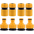 Miniatyrbilde 1 av 5: 8 Stykker Slangekobling 1/2 Tomme Og 3/4 Tomme Kran Slangekobling Kran Kobling Gave